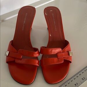 Bandolino Women's Red Slide Sandals